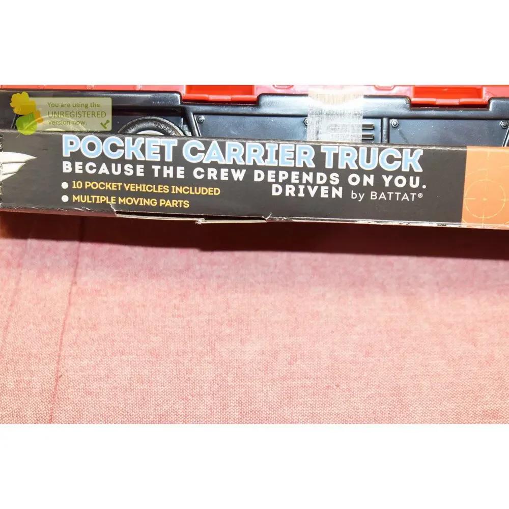DRIVEN by Battat Pocket Carrier Truck with 10 Pocket Size Cars